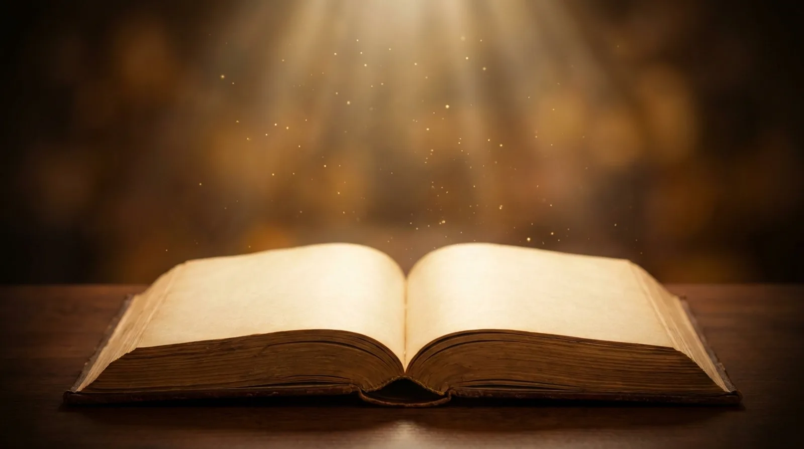 Eine aufgeschlagene Bibel im warmen Licht — das feste Wort im Wochenrhythmus